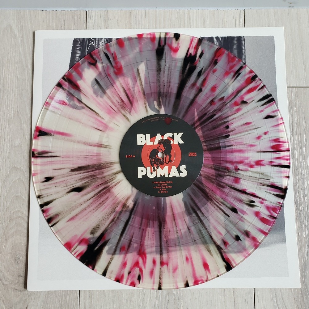 Black Pumas Vinyl Record Black Red‎ Splatter LP Limited Edition Soul Psychedelic